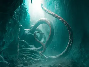A creature with many tentacles lurks far below the water's surface. It's a still from the film 'Bone Keeper' - and SWITCH is giving you the chance to win a copy on DVD!