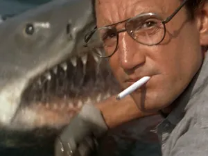 A still of 'Jaws' - this week, SWITCH is celebrating Steven Spielberg's shark classic 50 years after its release on cinema screens.