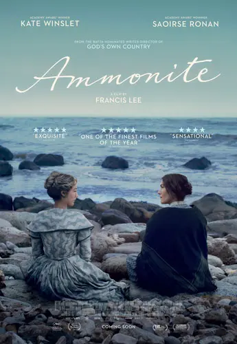 Theatrical poster of the movie 'Ammonite'.