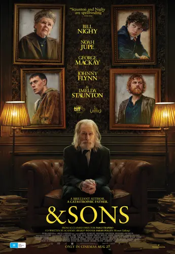 Theatrical poster of the movie '& Sons'.