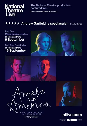Theatrical poster of the movie 'National Theatre Live: Angels In America'.