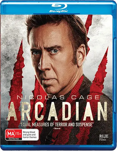 Blu-ray of 'Arcadian'.