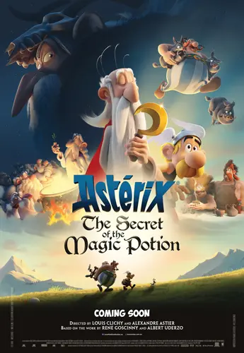 Theatrical poster of the movie 'Asterix: The Secret of the Magic Potion'.