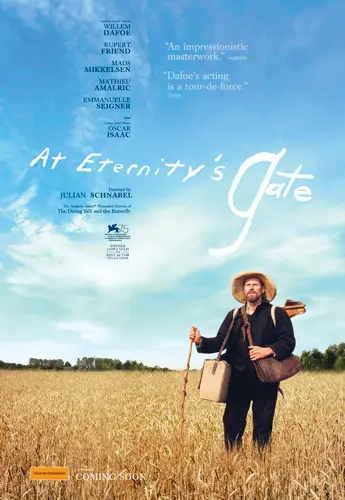 Theatrical poster of the movie 'At Eternity***s Gate'.