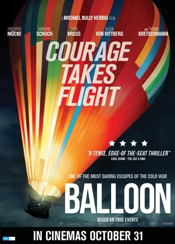 Theatrical poster of the movie 'Balloon'.