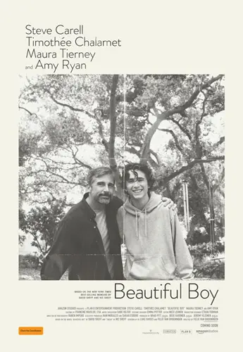 Theatrical poster of the movie 'Beautiful Boy'.