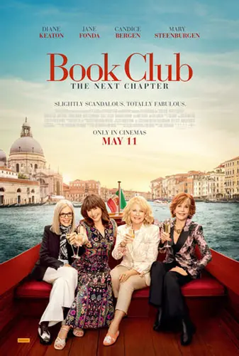 Theatrical poster of the movie 'Book Club: The Next Chapter'.