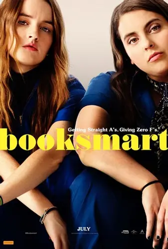 Theatrical poster of the movie 'Booksmart'.