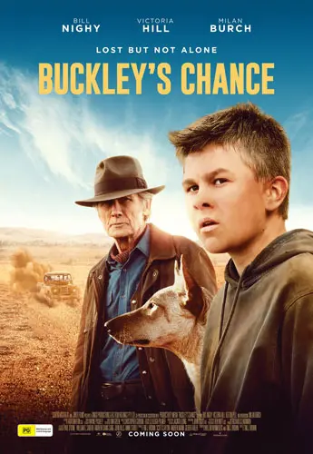 Theatrical poster of the movie 'Buckley***s Chance'.