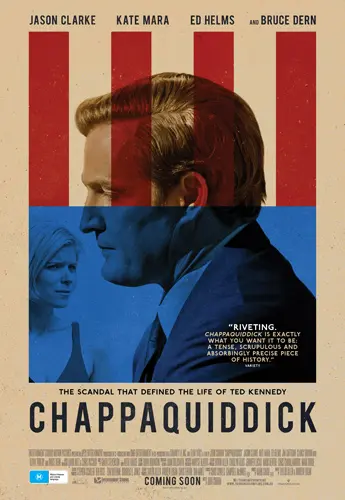 Theatrical poster of the movie 'Chappaquiddick'.
