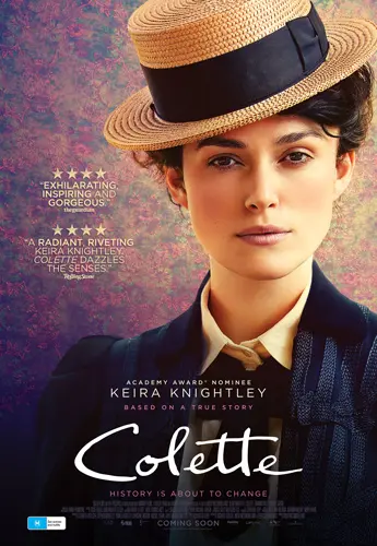 Theatrical poster of the movie 'Colette'.