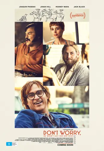 Theatrical poster of the movie 'Don***t Worry, He Won***t Get Far On Foot'.