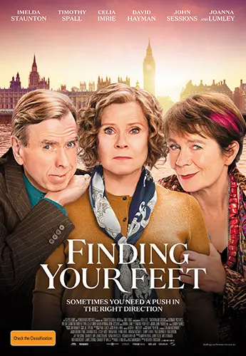 Theatrical poster of the movie 'Finding Your Feet'.
