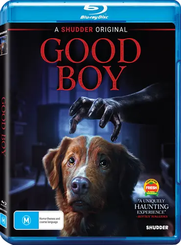 Blu-ray of 'Good Boy'.
