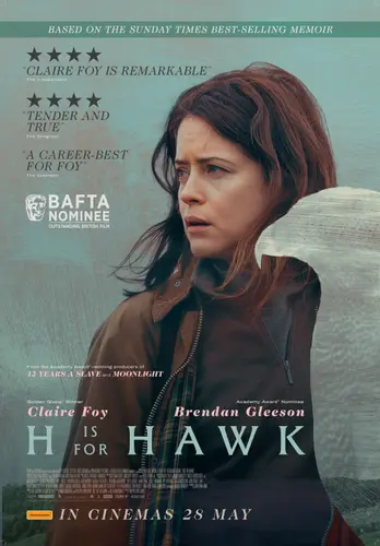 Theatrical poster of the movie 'H is for Hawk'.