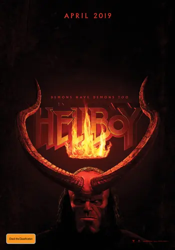 Theatrical poster of the movie 'Hellboy'.