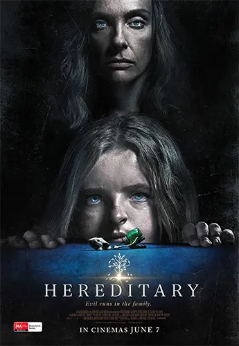 Theatrical poster of the movie 'Hereditary'.