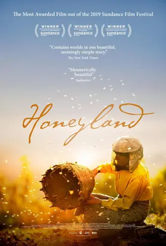 Theatrical poster of the movie 'Honeyland'.