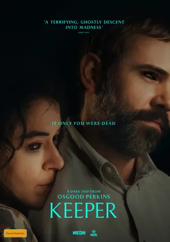 Theatrical poster of the movie 'Keeper'.