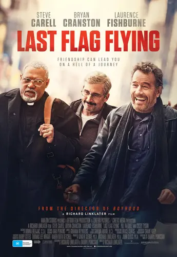 Theatrical poster of the movie 'Last Flag Flying'.