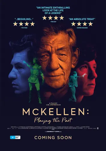 Theatrical poster of the movie 'McKellen: Playing the Part'.