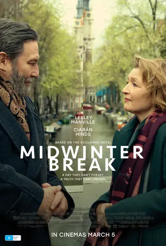 Theatrical poster of the movie 'Midwinter Break'.