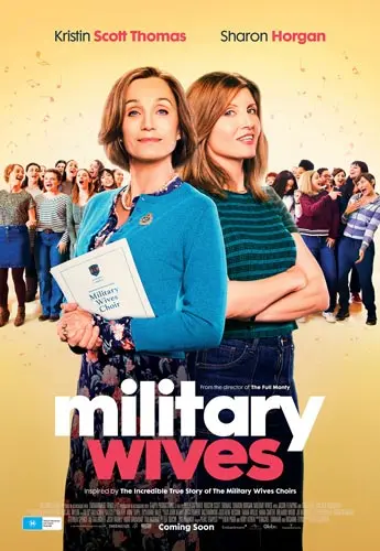 Theatrical poster of the movie 'Military Wives'.