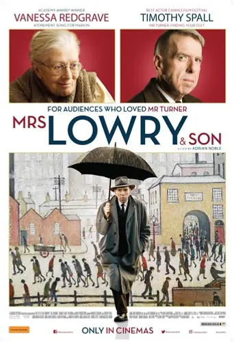 Theatrical poster of the movie 'Mrs Lowry & Son'.