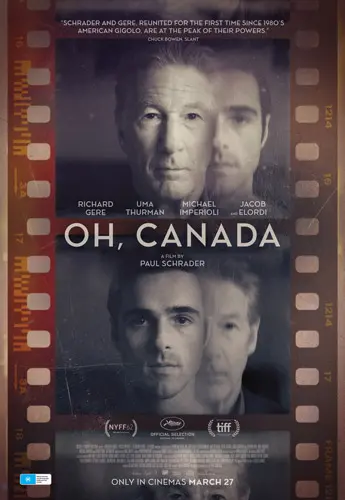 Theatrical poster of the movie 'Oh, Canada'.