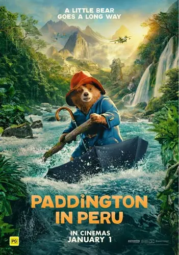 Theatrical poster of the movie 'Paddington in Peru'.