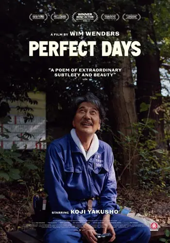 Theatrical poster of the movie 'Perfect Days'.