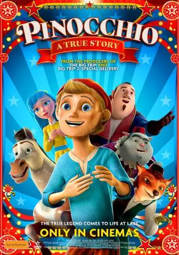 Theatrical poster of the movie 'Pinocchio: A True Story'.