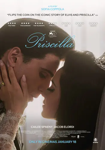 Theatrical poster of the movie 'Priscilla'.