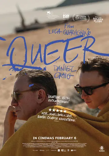 Theatrical poster of the movie 'Queer'.