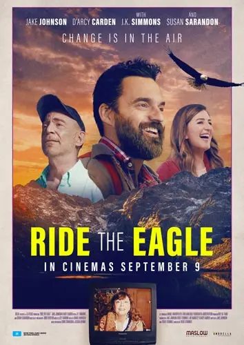 Theatrical poster of the movie 'Ride the Eagle'.
