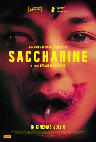 Theatrical poster of the movie 'Saccharine'.