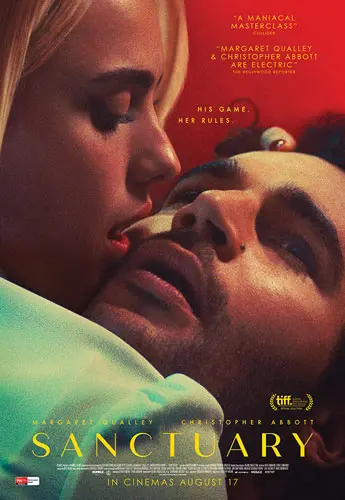 Theatrical poster of the movie 'Sanctuary'.