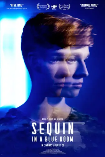 Theatrical poster of the movie 'Sequin in a Blue Room'.
