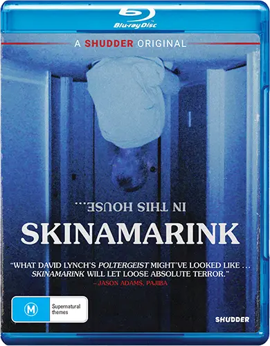 Blu-ray of 'Skinamarink'.