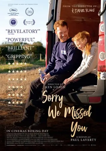 Theatrical poster of the movie 'Sorry We Missed You'.