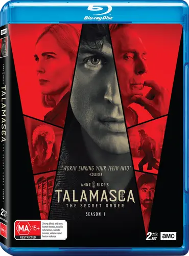 Blu-ray of 'Talamasca: The Secret Order Season 1'.