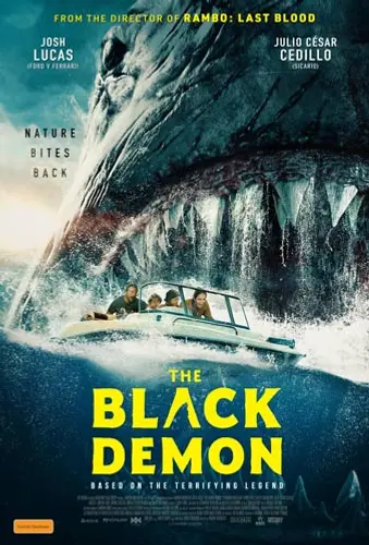 Theatrical poster of the movie 'The Black Demon'.