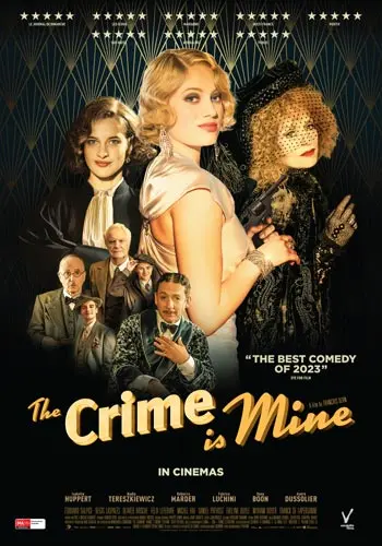 Theatrical poster of the movie 'The Crime is Mine'.