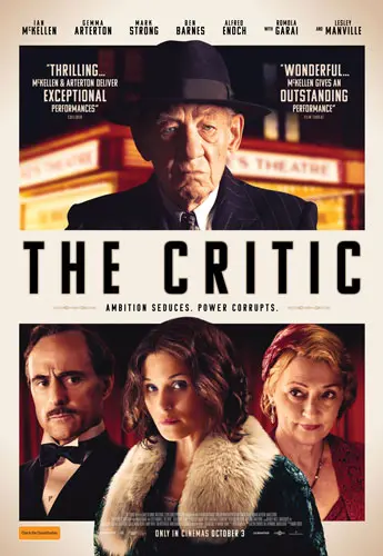 Theatrical poster of the movie 'The Critic'.