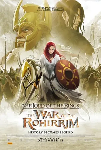 Theatrical poster of the movie 'The Lord of the Rings: The War of the Rohirrim'.