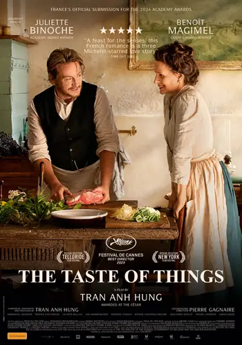 Theatrical poster of the movie 'The Taste of Things'.