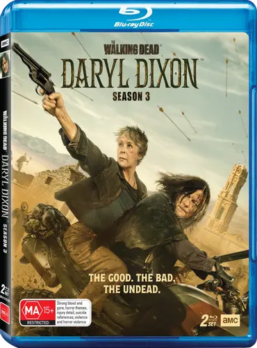 Blu-ray of ''The Walking Dead: Daryl Dixon' Season 3'.