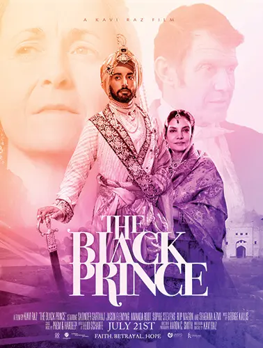 Theatrical poster of the movie 'The Black Prince'.