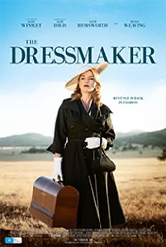 Theatrical poster of the movie 'The Dressmaker'.