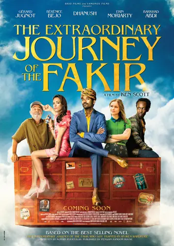 Theatrical poster of the movie 'The Extraordinary Journey of the Fakir'.